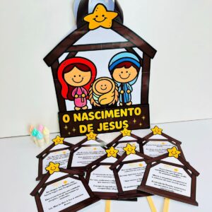 história na sacola: Nascimento de Jesus