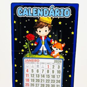 Calendário Pequeno príncipe