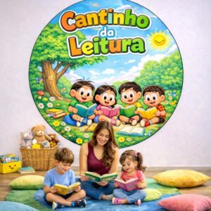 Cantinho da leitura turma da Mônica