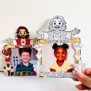 Porta retrato páscoa cristã