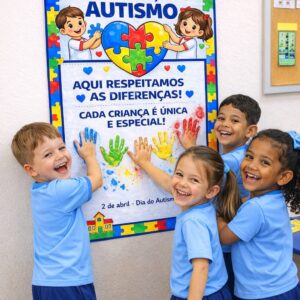 Painel mãozinha autismo