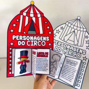 Livrinho interativo do circo