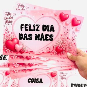 Plaquinha apresentação dia das mães editável