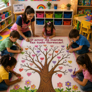 Painel coletivo dia das mães