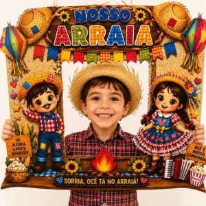 Moldura festa junina