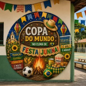 Painel Junino copa do mundo