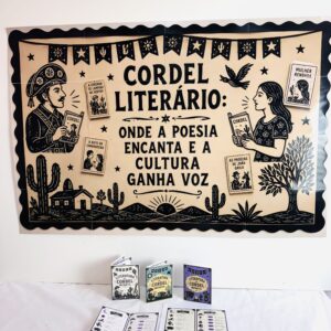 Painel cordel literário infantil