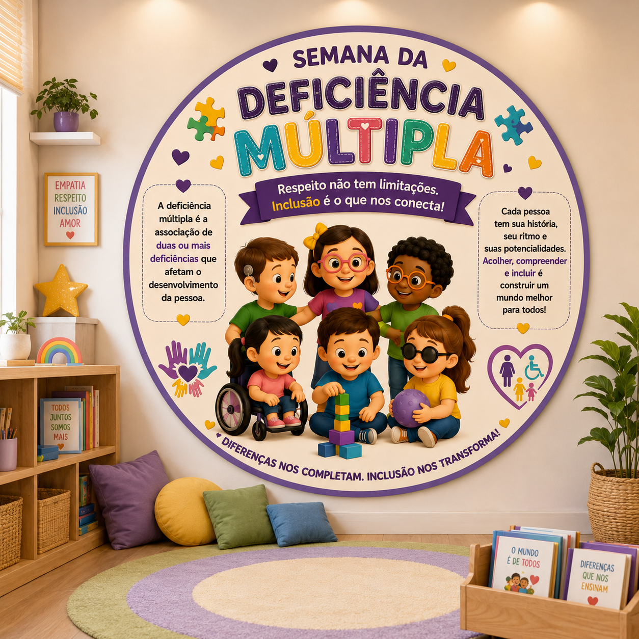 Painel semana da deficiência Múltipla