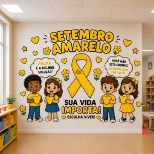 Painel setembro amarelo 💛 2