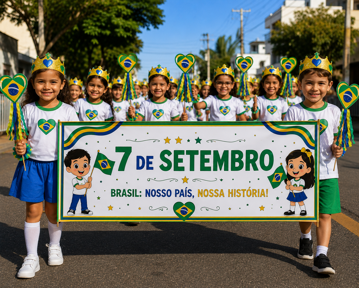 Kit desfile cívico independência