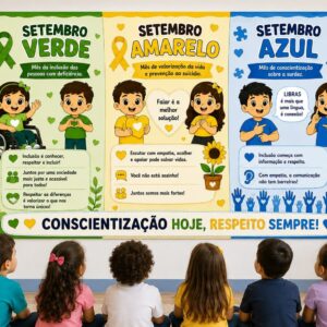 Painel quadrado 3 em 1 Setembro