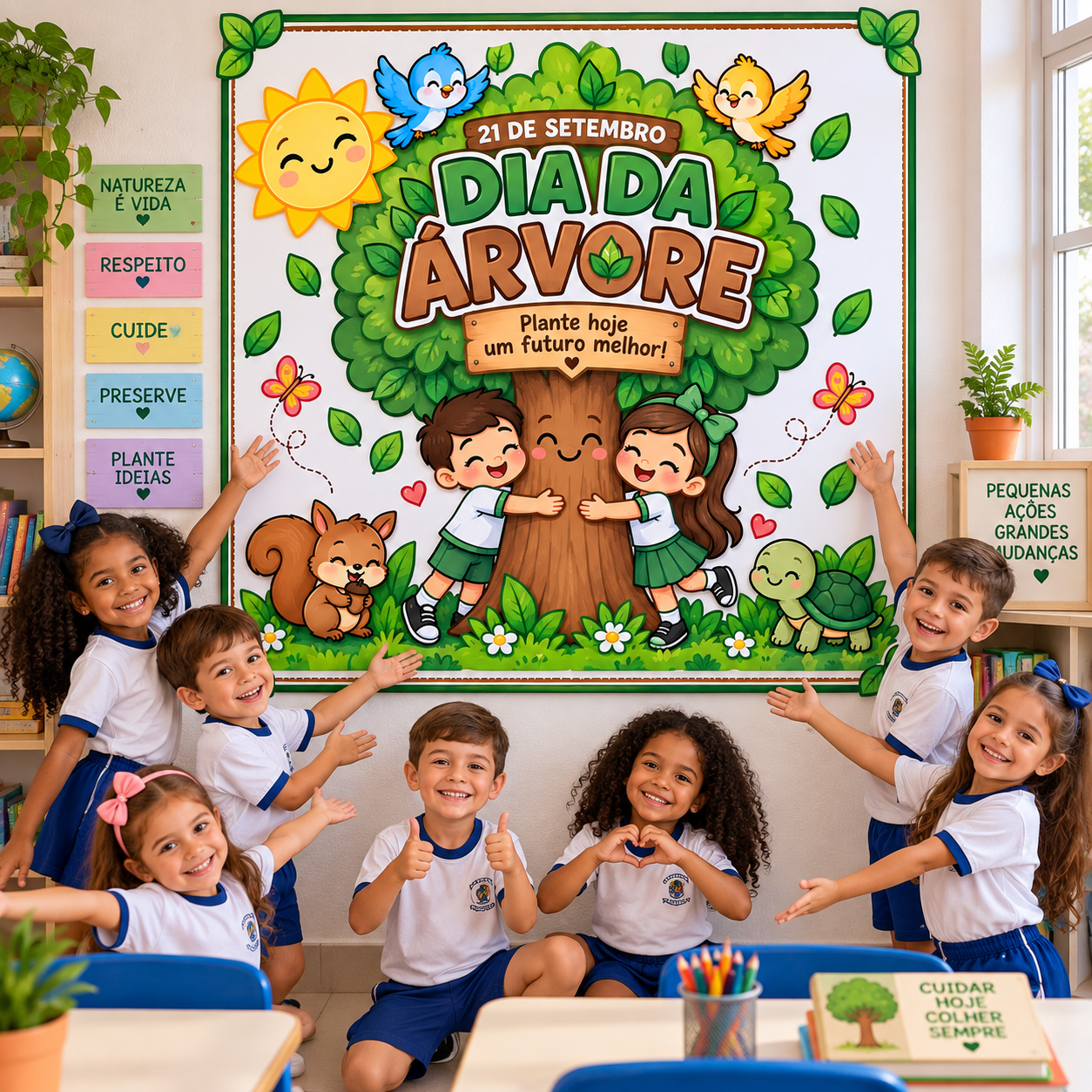 Painel dia da árvore