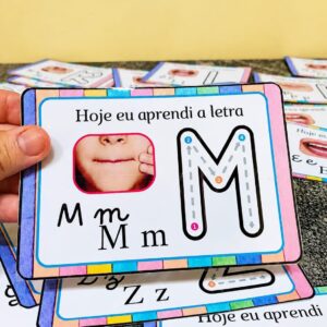 Fichas fônica letra do dia