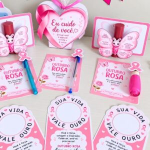 Lembrancinha outubro rosa